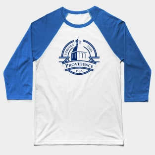 Prov College and Theo Logo Baseball T-Shirt